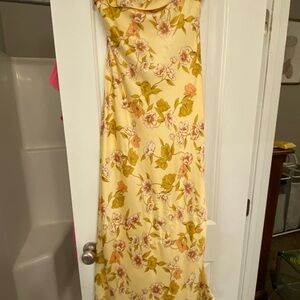 Floral Yellow Dress